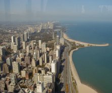 Chicago, Blick vom Hancock-Tower